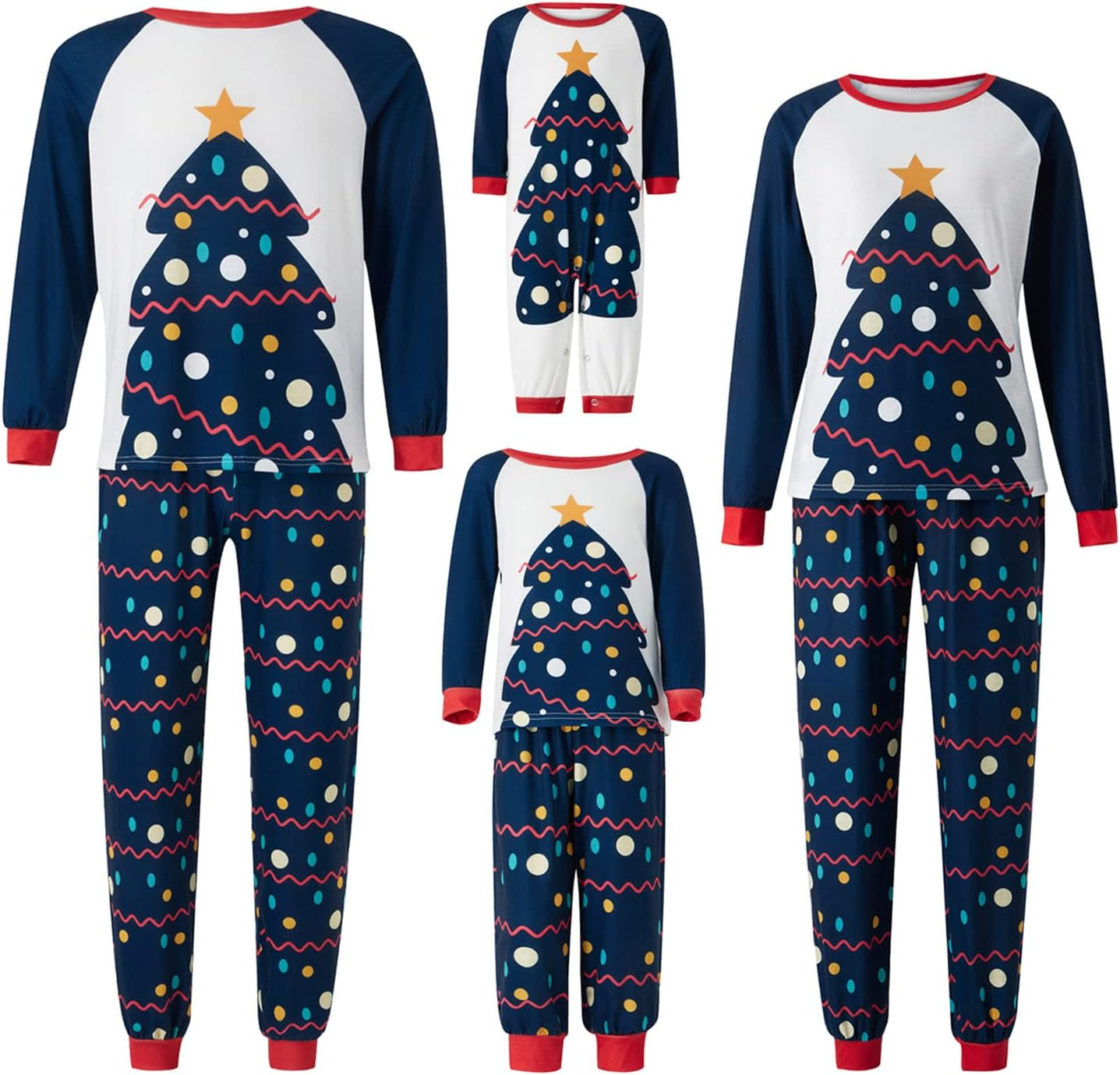 Family Christmas Pajamas Matching Pajamas for Family, Xmas Pjs Sets Holiday Sleepwear