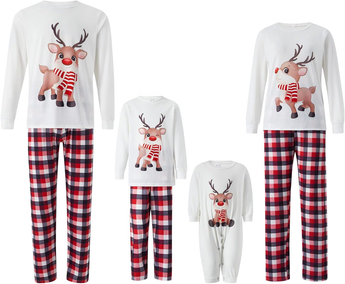 Family Christmas Pajamas Matching Pajamas for Family, Xmas Pjs Sets Holiday Sleepwear