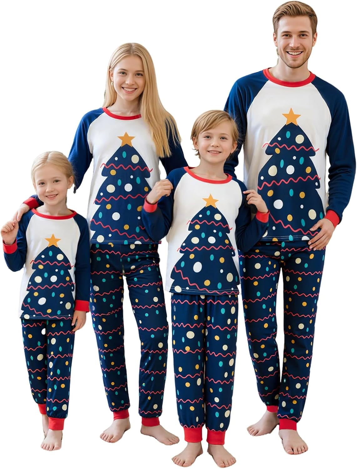 Family Christmas Pajamas Matching Pajamas for Family, Xmas Pjs Sets Holiday Sleepwear