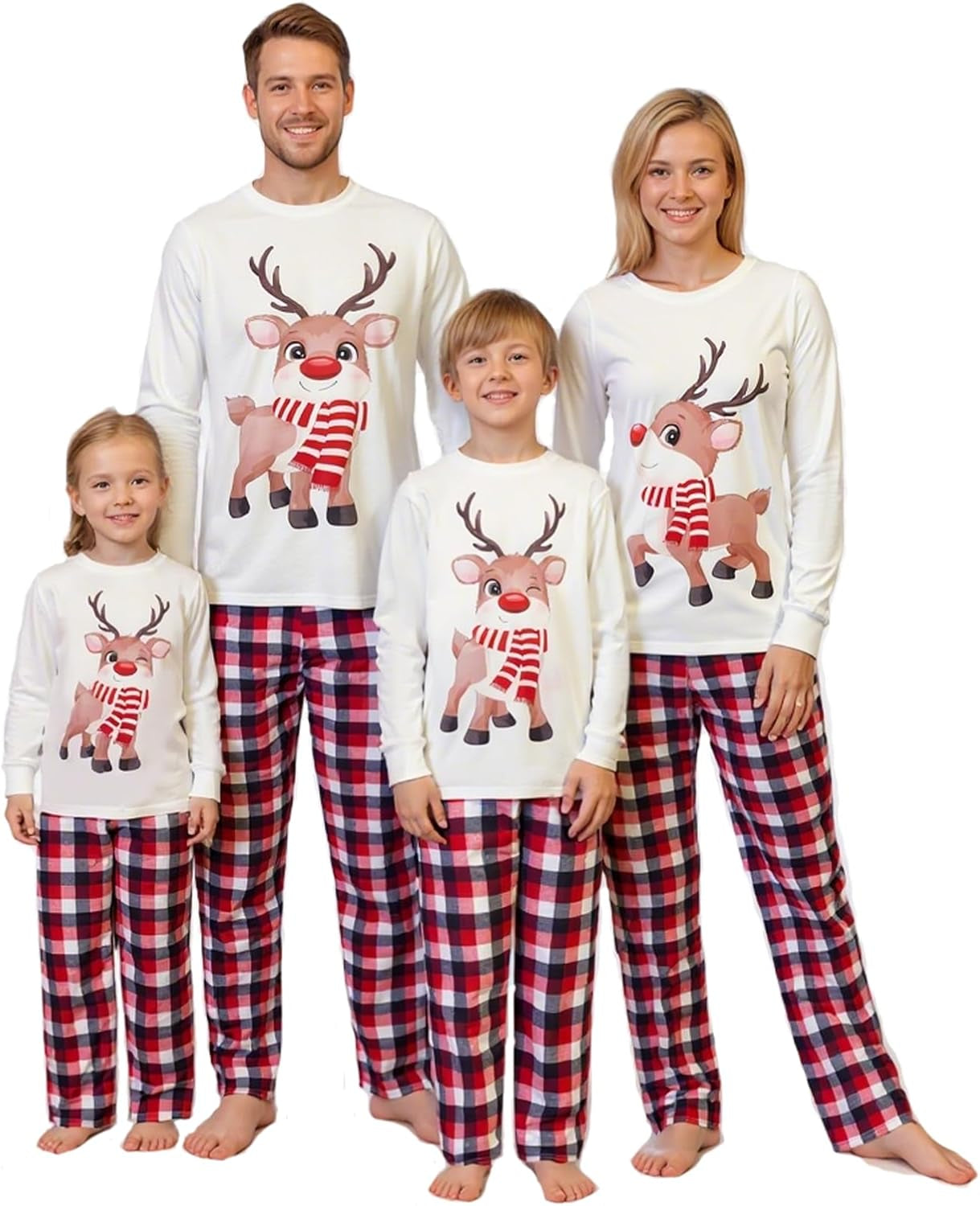 Family Christmas Pajamas Matching Pajamas for Family, Xmas Pjs Sets Holiday Sleepwear