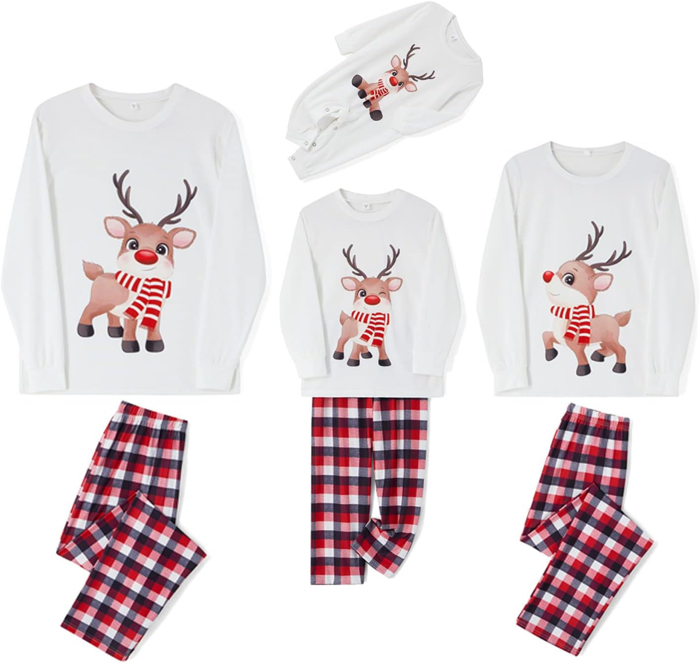 Family Christmas Pajamas Matching Pajamas for Family, Xmas Pjs Sets Holiday Sleepwear